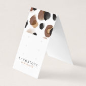 Carte De Visite Écran de bijoux | ABSTRAIT | Leopard (Devant)