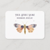 Carte De Visite Écran de bijoux en aquarelle personnalisable (Devant)