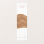 Carte De Visite Écran de bijoux | Neutre | ABSTRAIT (Extérieur déplié)