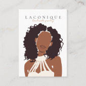 Carte De Visite Écran de bijoux | Portraits de filles | ABSTRAIT (Devant)