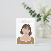 Carte De Visite Écran de bijoux | Portraits de filles | ABSTRAIT (Debout devant)