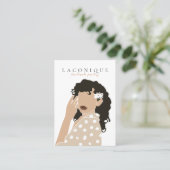 Carte De Visite Écran de bijoux | Portraits de filles | ABSTRAIT (Debout devant)