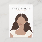 Carte De Visite Écran de bijoux | Portraits de filles | ABSTRAIT (Devant)