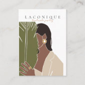 Carte De Visite Écran de bijoux | Portraits de filles | ABSTRAIT (Devant)