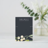 CARTE DE VISITE ÉCRAN DE BRACELET DE LA NEIGE DE NOËL (Debout devant)