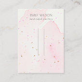 Carte De Visite Écran de broches Abstrait Confetti (Devant)