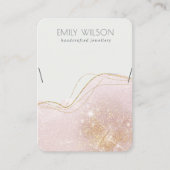 Carte De Visite Ecran de collier brillant de Parties scintillant o (Devant)