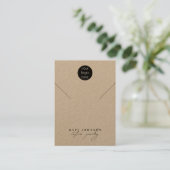 Carte De Visite Écran de collier de bijouterie Logo d'entreprise (Debout devant)