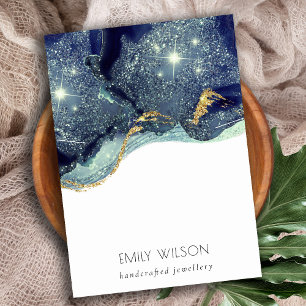 Carte De Visite Ecran de collier de Parties scintillant Abstrait G