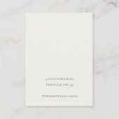 Carte De Visite Écran de collier d'oreille Confetti Aquarelle (Dos)