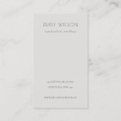 Carte De Visite Écran de collier du logo Citrouille d'Halloween (Dos)