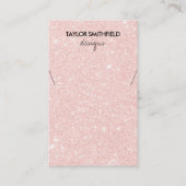 Carte De Visite Écran de collier Faux Parties scintillant (Devant)