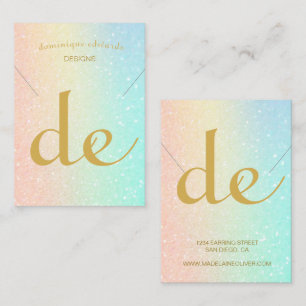 Carte De Visite Écran de collier moderne