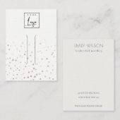 Carte De Visite Écran de la clips de cheveux Confetti Bow (Devant / Derrière)