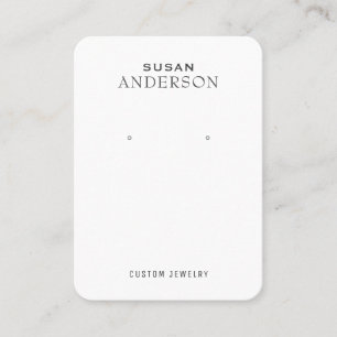 Carte De Visite Écran de lecture minimaliste