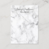 Carte De Visite Écran de porte-bijoux en marbre (Devant)