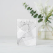 Carte De Visite Écran de porte-oreille Abstrait Designer (Debout devant)