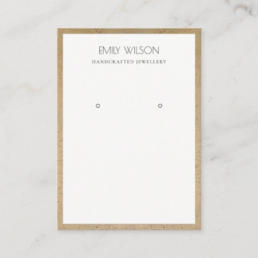 CARTE DE VISITE ÉCRAN DE RECHERCHE DE LA FRONTIÈRE RUSTIQUE TERRAC (Devant)