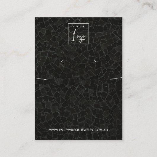 CARTE DE VISITE ÉCRAN DE REPRODUCTION DE LA TEXTURE DE LA MOSAÏQUE (Devant)