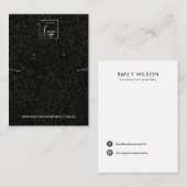 CARTE DE VISITE ÉCRAN DE REPRODUCTION DE LA TEXTURE DE LA MOSAÏQUE (Devant / Derrière)