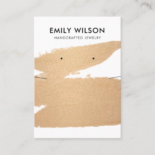 CARTE DE VISITE ÉCRAN DE RESTAURATION DE LA COUPE FOIL BRUSH STROK (Devant)