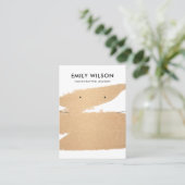 CARTE DE VISITE ÉCRAN DE RESTAURATION DE LA COUPE FOIL BRUSH STROK (Debout devant)