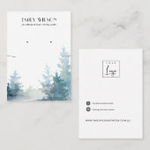 CARTE DE VISITE ÉCRAN DE RESTAURATION DE LA FORÊT D'ARBRE D'AQUA (Devant / Derrière)