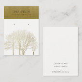 CARTE DE VISITE ÉCRAN DE RESTAURATION DE L'ARBRE ROYAL FAUX (Devant / Derrière)