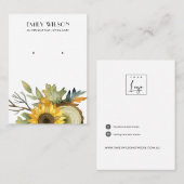 CARTE DE VISITE ÉCRAN DE RESTAURATION DE L'AUTOMNE DE L'AUTOMNE DE (Devant / Derrière)