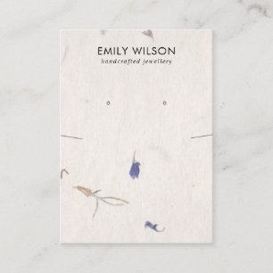 CARTE DE VISITE ÉCRAN DE RESTAURATION DE PAPIER FABRIQUÉ À LA MAIN