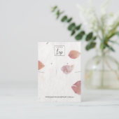 CARTE DE VISITE ÉCRAN DE RESTAURATION DE PAPIER FABRIQUÉ À LA MAIN (Debout devant)