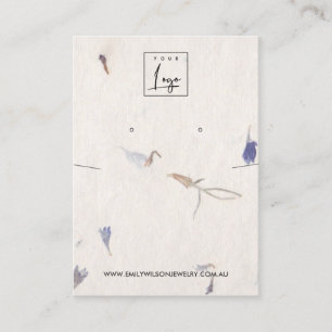 CARTE DE VISITE ÉCRAN DE RESTAURATION DE PAPIER FABRIQUÉ À LA MAIN