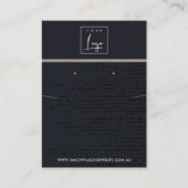 CARTE DE VISITE ÉCRAN D'ÉQUIPEMENT DE L'ÉCRAN DE LA COUVERTURE NOI (Devant)