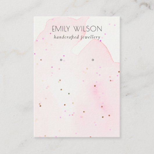 Carte De Visite Écran d'oreille Abstrait à lave-linge (Devant)