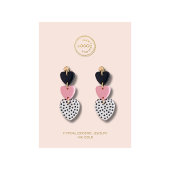 Carte De Visite Écran d'oreille Ajouter votre logo Blush