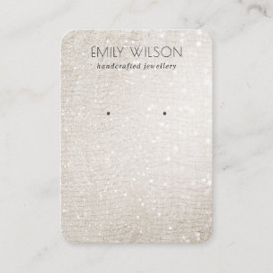 Carte De Visite Écran d'oreille brillant Parties scintillant en a