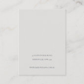 Carte De Visite Écran d'oreille Citrouille d'Halloween (Dos)