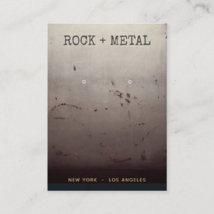 Carte De Visite Écran d'oreille cool de texture de broyage industr