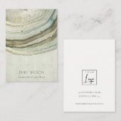 Carte De Visite Écran d'oreille de collier de terre de vieillissem (Devant / Derrière)