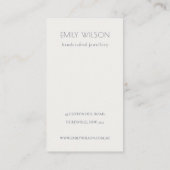 Carte De Visite Écran d'oreille du logo Confetti couleur Aquarelle (Dos)