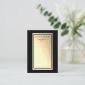 Carte De Visite Écran d'oreille Faux Gold (Debout devant)