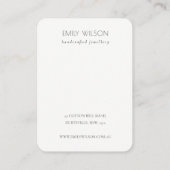 Carte De Visite Écran d'oreille moite vert bleu Agate Terre (Dos)