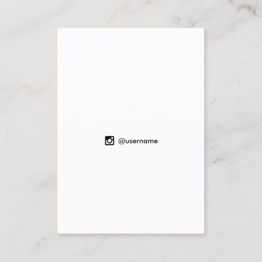 Carte De Visite Écran d'oreille noir Zodiac Celestial Star (Dos)