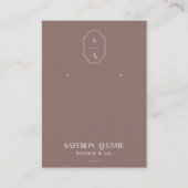 Carte De Visite Écran d'oreille personnalisé pour Rose minimal chi (Devant)