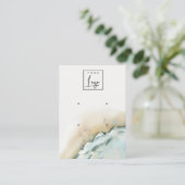 Carte De Visite Ecran d'oreille Plage de sable 2 des vagues de la  (Debout devant)