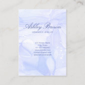 Carte De Visite Écran d'oreille pour bijoux artisanaux d'aquarelle (Dos)