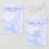 Carte De Visite Écran d'oreille pour bijoux artisanaux d'aquarelle (Devant / Derrière)