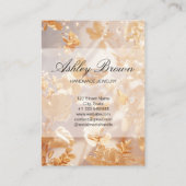 Carte De Visite Écran d'oreille pour bijoux artisanaux papillon en (Dos)