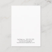 Carte De Visite Écran d'oreille pour bijoux de la Couronne Queen (Dos)