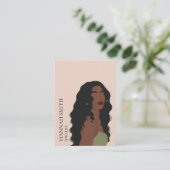 Carte De Visite Écran d'oreille pour femme Boho (Debout devant)